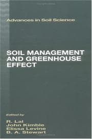 Tapa de Soil management and greenhouse effect