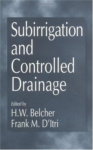 Tapa de Subirrigation and controlled drainage