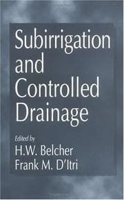 Tapa de Subirrigation and controlled drainage