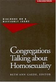 Tapa de Congregations Talking About Homosexuality