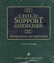 Tapa de Child support guidelines