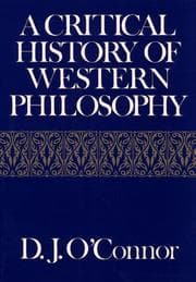 Tapa de A Critical history of Western philosophy
