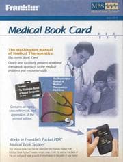 Tapa de The Washington Manual of Medical Therapeutics (Electronic Book Card)