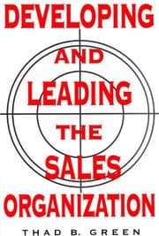 Tapa de Developing and leading the sales organization