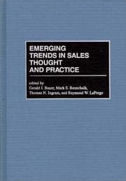 Tapa de Emerging trends in sales thought and practice