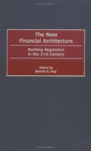 Tapa de The new financial architecture