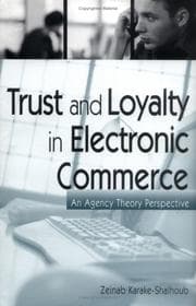 Tapa de Trust and Loyalty in Electronic Commerce