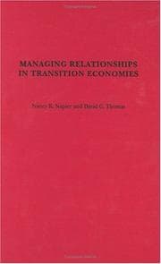 Tapa de Managing relationships in transition economies
