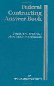 Tapa de Federal Contracting Answer Book