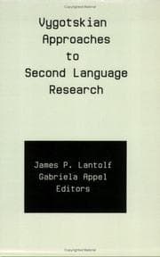 Tapa de Vygotskian approaches to second language research
