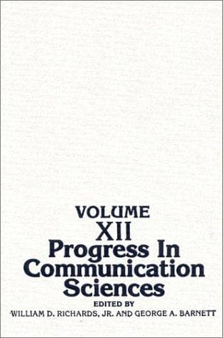 Tapa de Progress in Communication Sciences