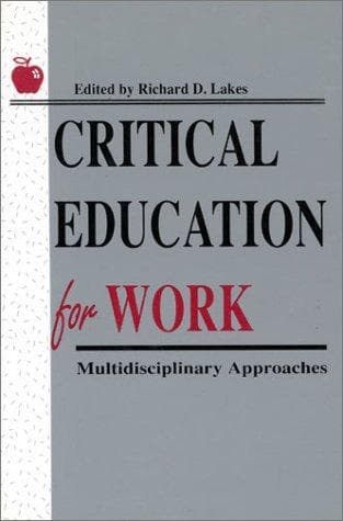 Tapa de Critical education for work