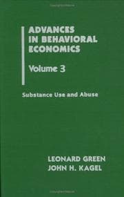 Tapa de Advances in Behavioral Economics, Volume 3