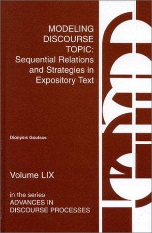 Tapa de Modeling Discourse Topic