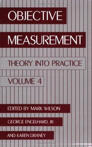 Tapa de Objective Measurement: Theory Into Practice, Volume 4 (Objective Measurement: Theory into Practice)