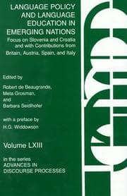 Tapa de Language policy and language education in emerging nations