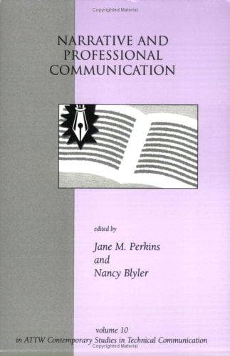 Tapa de Narrative and professional communication