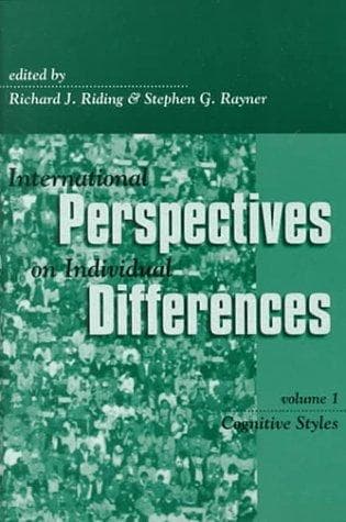 Tapa de International Perspectives on Individual Differences, Volume 1