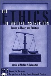 Tapa de The Ethics of Writing Instruction