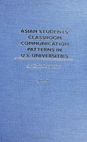 Tapa de Asian students' classroom communication patterns in U.S. universities