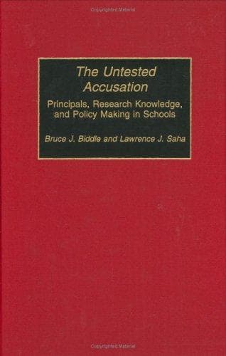 Tapa de The untested accusation
