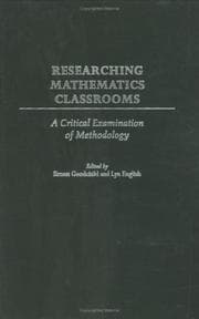 Tapa de Researching mathematics classrooms