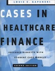 Tapa de Cases in Healthcare Finance