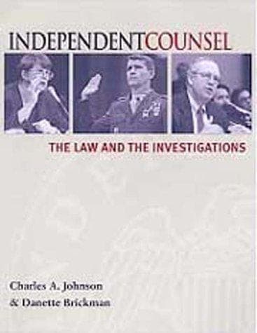 Tapa de Independent counsel