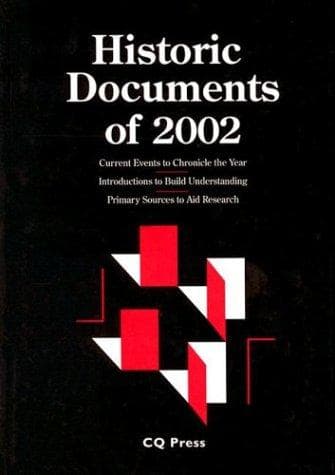 Tapa de Historic Documents of 2002 (Historic Documents)