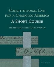 Tapa de Constitutional law for a changing America
