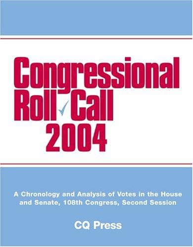 Tapa de Congressional Roll Call 2004