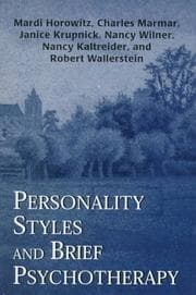 Tapa de Personality Styles and Brief Psychotherapy