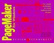 Tapa de PageMaker design techniques for Windows
