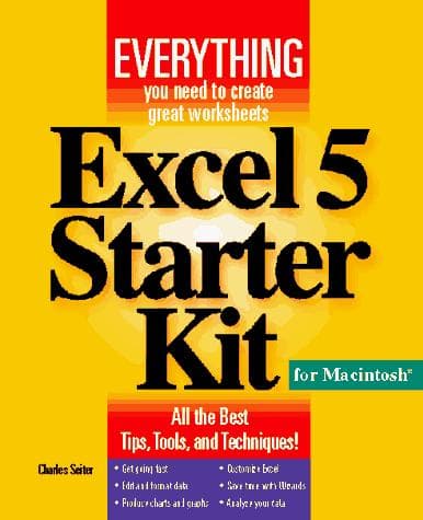Tapa de Excel 5 starter kit for Macintosh