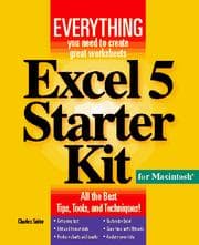 Tapa de Excel 5 starter kit for Macintosh