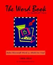 Tapa de Word book for Macintosh users