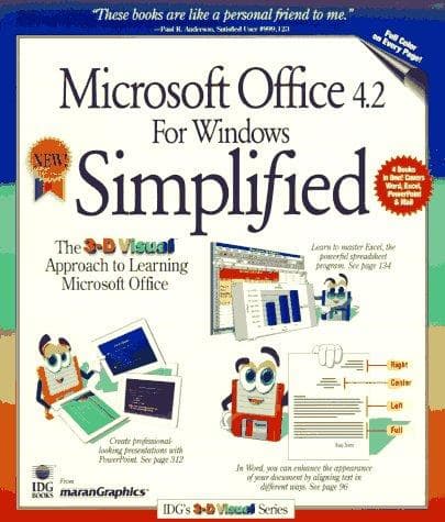 Tapa de Microsoft Office 4.2 for Windows simplified