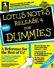 Tapa de Lotus Notes Release 4 for dummies