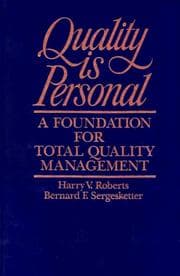 Tapa de Quality is personal