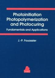 Tapa de Photoinitiation, photopolymerization, and photocuring