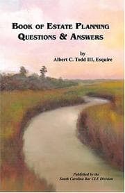 Tapa de Book Of Estate Planning Questions And Answers