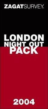 Tapa de Zagatsurvey 2004 London Night Out Pack: Lindon Restaurants Guide/Londaon Nightlife Guide (Zagat Map: London)