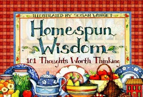 Tapa de Homespun Wisdom