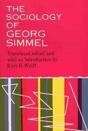 Tapa de The Sociology of Georg Simmel
