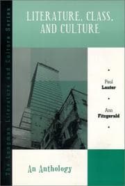 Tapa de Literature, class, and culture