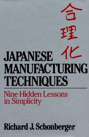 Tapa de Japanese manufacturing techniques