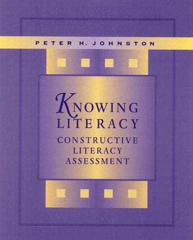 Tapa de Knowing literacy