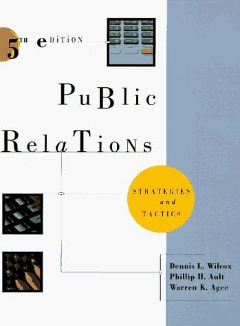 Tapa de Public relations