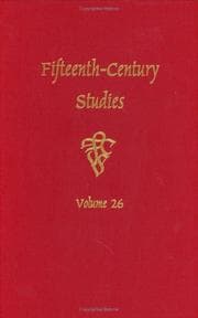 Tapa de Fifteenth-Century Studies