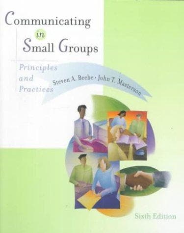 Tapa de Communicating in small groups